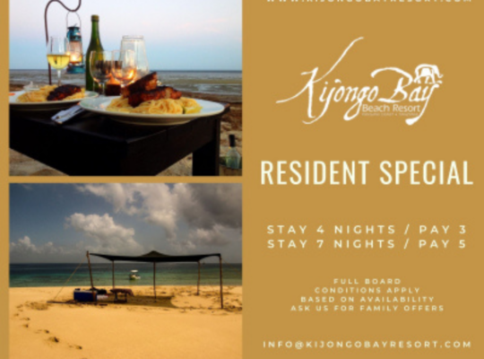 Kijongo Bay Resort (Plan for June and beyond)