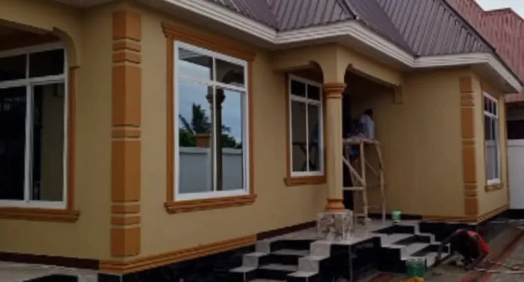 Inauzwa: NYUMBA MPYA,VYUMBA VITATU (3) TSHS.78 M