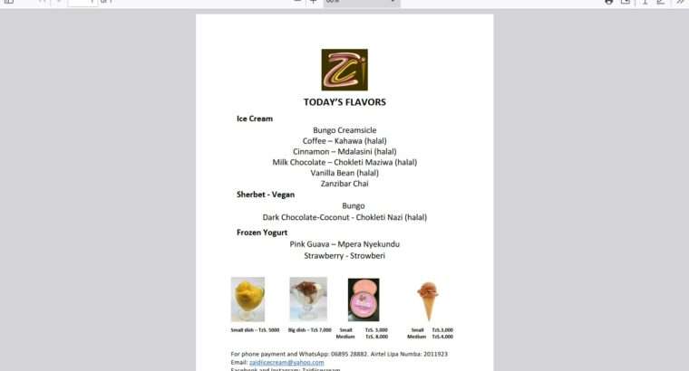 Zaidi Ice Cream Cafe
