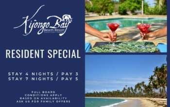 BEACH GETAWAY AT KIJONGO BAY RESORT