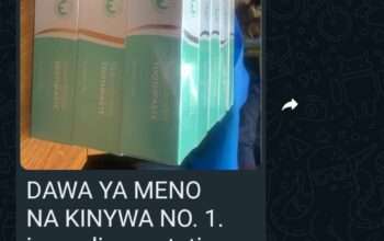 DAWA YA MENO NA KINYWA NO 1