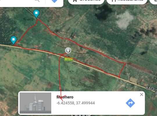 287.5 ACRES FARM AT MVOMERO, MOROGORO.