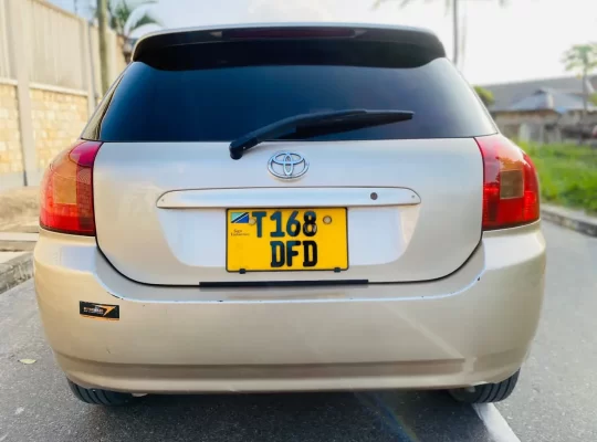 TOYOTA ALLEX, NO. DFP IN DAR.