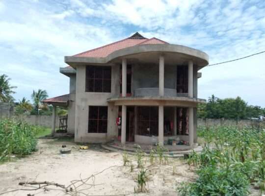 5 BDRMS TITLED SEMI-FINISHED HOUSE AT PUGU HILLS