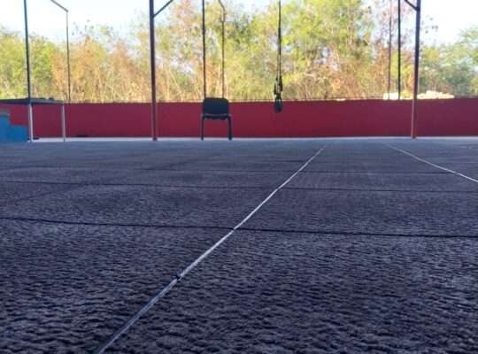Rubber tiles (PVC tiles)
