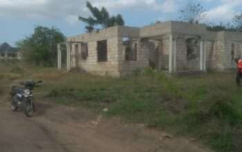 Unfinished house for sale kibaha maili moja