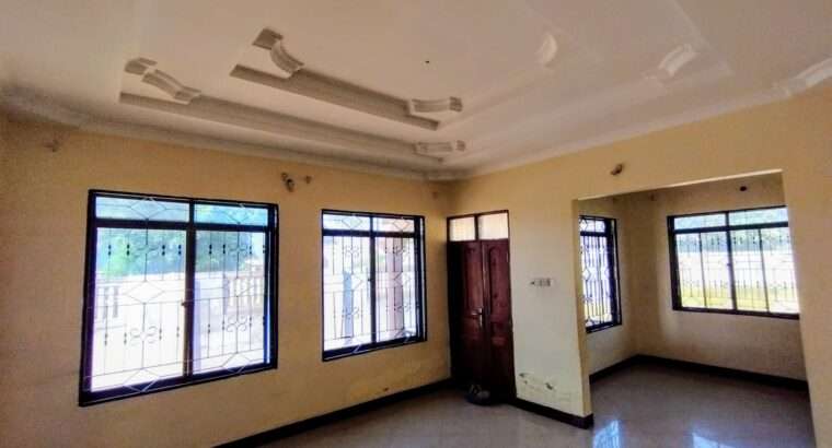 NYUMBA YA KISASA, VYUMBA 3, KWA MBIKI, CHANIKA.