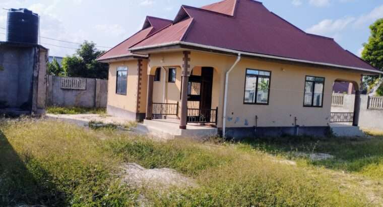 NYUMBA YA KISASA, VYUMBA 3, KWA MBIKI, CHANIKA.