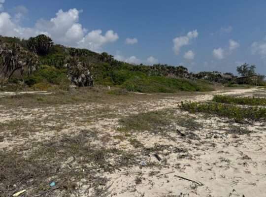 9.5 ACRES BEACHLAND, $1.5 M. AT MBUTU KIGAMBONI