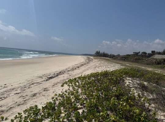 9.5 ACRES BEACHLAND, $1.5 M. AT MBUTU KIGAMBONI