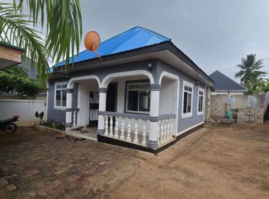 NYUMBA YA VYUMBA VITATU (3) MUUNGANO-GOBA