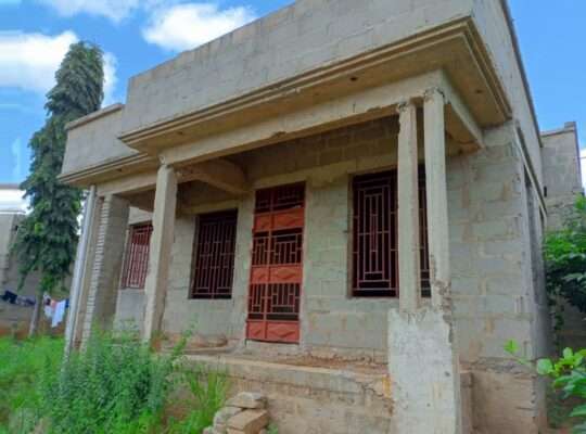 NYUMBA YAKUMALIZIA UJENZI, VYUMBA 4,GOBA MPAKANI