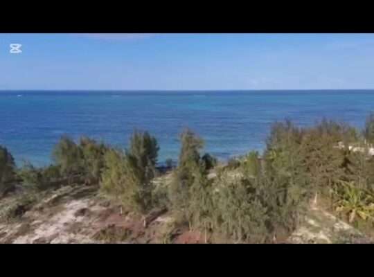 5 ACRES SEA-CLIFF PLOT AT KIWENGWA, ZANZIBAR.
