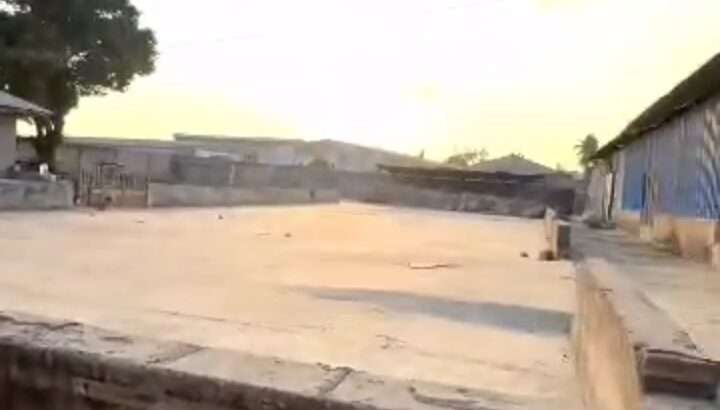 4 ACRES PLOT WITH GODOWNS ALONG MANDELA ROAD.