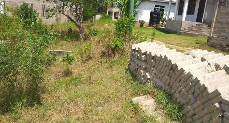 KIWANJA CHENYE MSINGI, SQM.500, KINAUZWA NA BANK