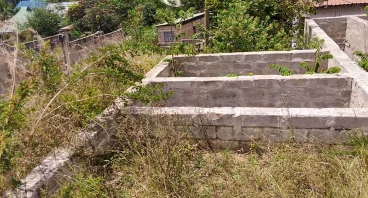 KIWANJA CHENYE MSINGI, SQM.500, KINAUZWA NA BANK