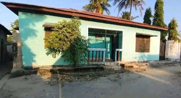 NYUMBA YA VYUMBA VITATU (3) KITUNDA KWA MPEMBA