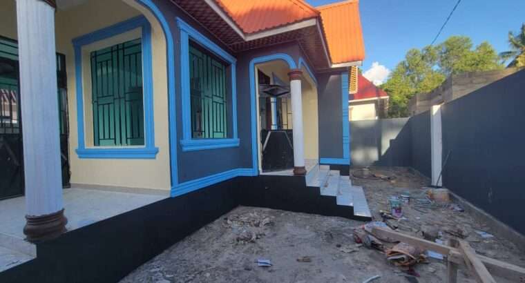 NYUMBA MPYA, VYUMBA VITATU (3) MBAGALA CHAMAZI