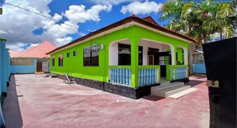 NYUMBA YENYE VYUMBA VINNE(4) KIGAMBONI CHEKECHEA