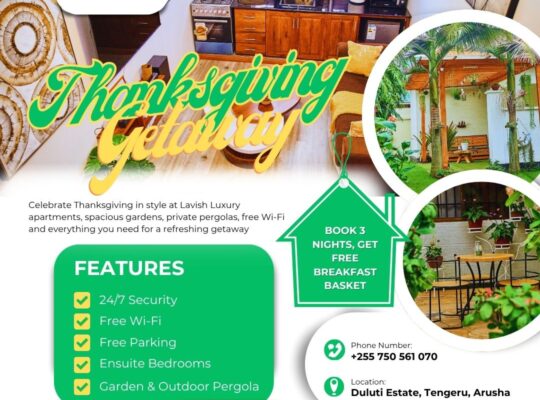 THANKSGIVING GETAWAY