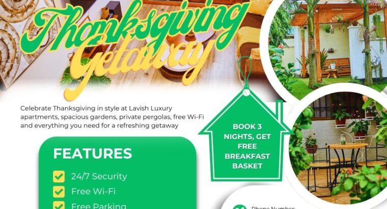 THANKSGIVING GETAWAY