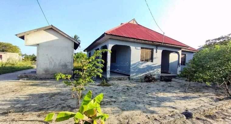 NYUMBA YA VYUMBA 3 NA FREM MBILI,CHANIKA TALIANI