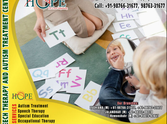 Hope Centre for Autism Treatment, Speech Therapy
