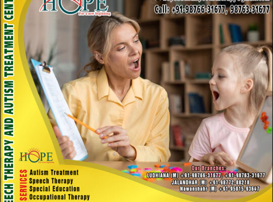 Hope Centre for Autism Treatment, Speech Therapy