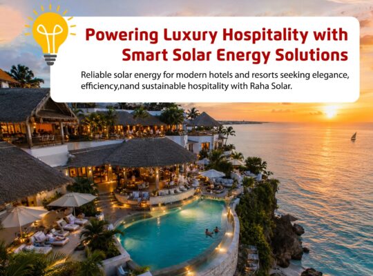 Smart Solar Solutions for Hotels And Resorts!