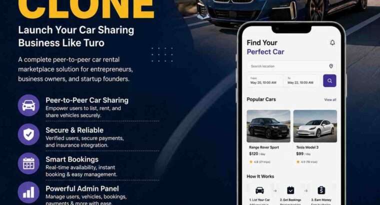 Customizable Turo Clone Script — Build & Scale Y