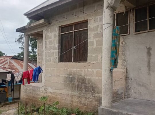 NYUMBA YA KUMALIZI,VYUMBA 3, TZS.50 MIL,KILUVYA