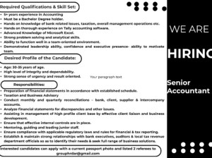 Senior Accountant