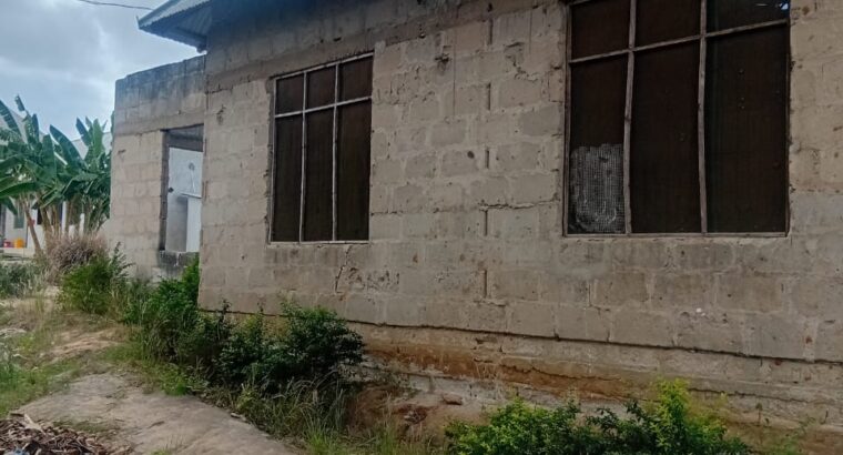 NYUMBA YAKUMALIZIA UJENZI,TZS.20 TU, MLANDIZI.