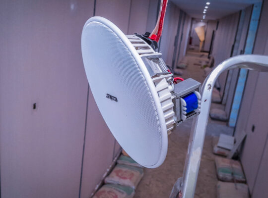 SOUND SYSTEMS INSTALLATION IN THE BUILDINGS