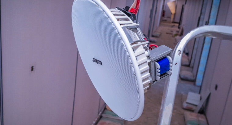 SOUND SYSTEMS INSTALLATION IN THE BUILDINGS