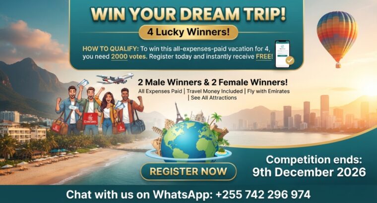 Win Trips to 15 Countries